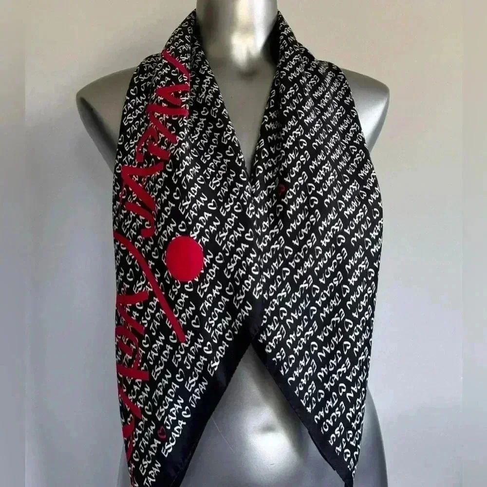 💎Escada Limited Edition Satin Scarf  86cm x 86cm - Picture 7 of 15